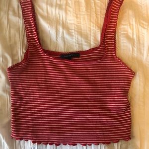 forever 21 striped cropped tank